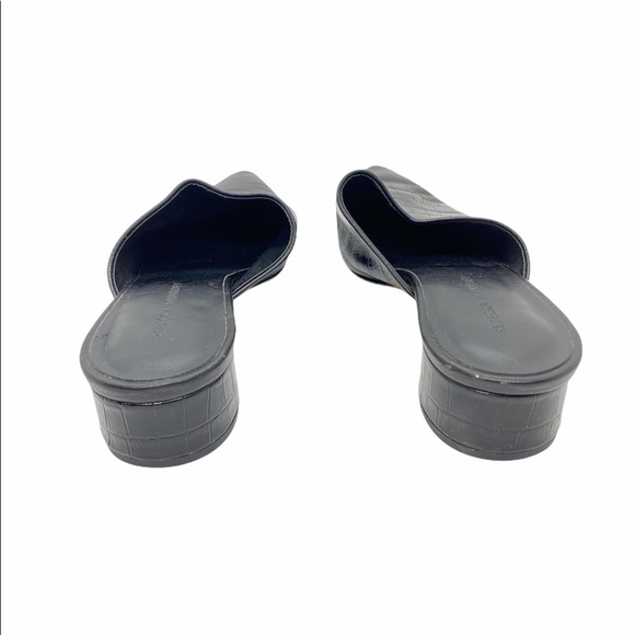 Rebecca Minkoff Leather Fermina Too Mules Black - Picture 5 of 7
